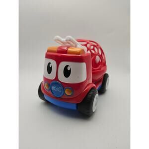 Oball Go Grippers Red Car Toy Baby Toddler Lightweight Easy Grip Vehicle 10940